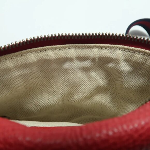 Gucci Print Red Leather Belt Bag 493-031325 - Picture 10 of 12